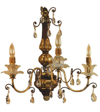 Load image into Gallery viewer, ALBA LAMP: Wall Light Sconce Swarovski Clear