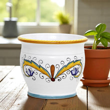Load image into Gallery viewer, DERUTA PERUGINO: Outlet Special! Indoor-Outdoor Cachepot/Planter (Small)
