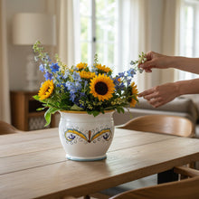 Load image into Gallery viewer, DERUTA PERUGINO: Outlet Special! Indoor-Outdoor Cachepot/Planter (Medium)