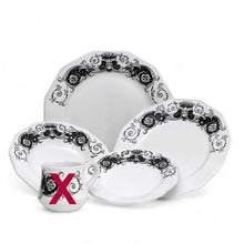 Load image into Gallery viewer, RICCO DERUTA DERO: Complete single Place Setting: 1 Charger+1 Dinner+1 Pasta+1 Salad (One of a kind) - Hand Painted in Deruta-Italy!