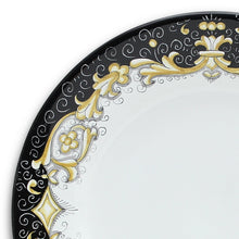 Load image into Gallery viewer, DERUTA COLORI: Dinner Plate - BLACK/GOLD - Artistica.com