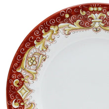 Load image into Gallery viewer, DERUTA COLORI: Dinner Plate - CORAL RED - Artistica.com