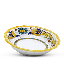 Load image into Gallery viewer, RAFFAELLESCO CLASSICO: Pasta Soup rimmed bowl fluted rims - Artistica.com