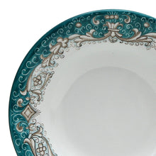 Load image into Gallery viewer, DERUTA COLORI: Pasta/Soup Rim Plate - AQUA/TEAL - Artistica.com