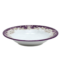 Load image into Gallery viewer, DERUTA COLORI: Pasta/Soup Rim Plate - PURPLE - Artistica.com