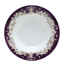Load image into Gallery viewer, DERUTA COLORI: Pasta/Soup Rim Plate - PURPLE - Artistica.com