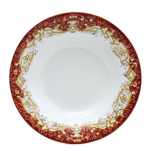 Load image into Gallery viewer, DERUTA COLORI: Pasta/Soup Rim Plate - CORAL RED - Artistica.com