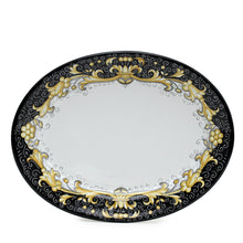 Load image into Gallery viewer, DERUTA COLORI: Oval Platter - BLACK/GOLD - Artistica.com
