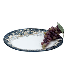 Load image into Gallery viewer, DERUTA COLORI: Oval Platter - BLUE ANTICO - Artistica.com