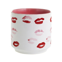 Load image into Gallery viewer, ROMANTICA: Valentino - Muah! Large Candle Vase Ceramic Container (30 Oz)