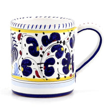 Load image into Gallery viewer, ORVIETO BLUE ROOSTER: Mug (10 Oz) - Artistica.com