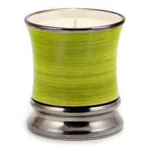 Load image into Gallery viewer, Deluxe Precious Cup Candle - Coloris Ocra Design - Pure Platinum Rim