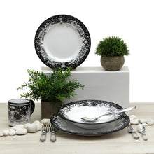 Load image into Gallery viewer, DERUTA COLORI: Dinner Plate - BLACK/GRAY - Artistica.com