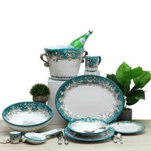 Load image into Gallery viewer, DERUTA COLORI: Ice Bucket Oval with handles - AQUA/TEAL - Artistica.com