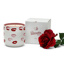 Load image into Gallery viewer, ROMANTICA: Valentino - Muah! Large Candle Vase Ceramic Container (30 Oz)