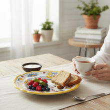 Load image into Gallery viewer, RAFFAELLESCO CLASSICO: Salad plate fluted rims (FULL DECOR) [R]
