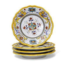 Load image into Gallery viewer, RAFFAELLESCO CLASSICO: Salad plate fluted rims (FULL DECOR) [R]
