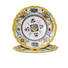 Load image into Gallery viewer, RAFFAELLESCO CLASSICO: Salad plate fluted rims (FULL DECOR) [R]
