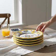 Load image into Gallery viewer, RAFFAELLESCO CLASSICO: Salad plate fluted rims (FULL DECOR) [R]
