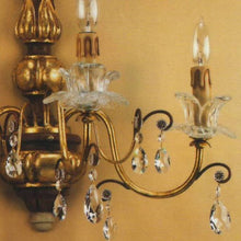 Load image into Gallery viewer, ALBA LAMP: Wall Light Sconce Swarovski Clear
