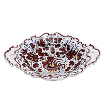 Load image into Gallery viewer, ORVIETO RED ROOSTER: Oval Tray with Handles [R]
