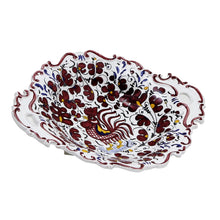 Load image into Gallery viewer, ORVIETO RED ROOSTER: Oval Tray with Handles [R]
