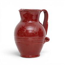 Load image into Gallery viewer, SCAVO AGATA BURGUNDY: Multi use large pitcher with mythological face on the handle
