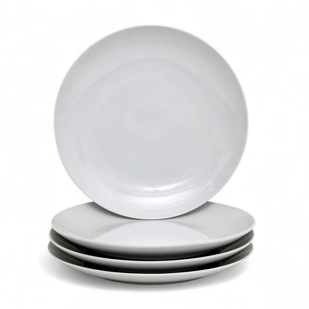 PORCELLAIN: Multi Purpose Dinner Plate/Shallow Bowl - Final Clearance Price - SET of 4 (10.25