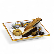 Load image into Gallery viewer, DERUTA PERUGINO: Outlet Special! Rectangular Tray with flared rims

