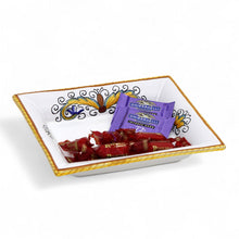 Load image into Gallery viewer, DERUTA PERUGINO: Outlet Special! Rectangular Tray with flared rims
