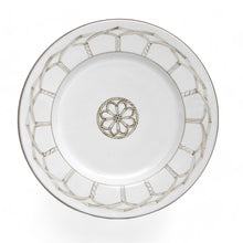 Load image into Gallery viewer, CATHEDRAL DESIGN: Pair of 11 Inches Dinner Plates - One of a kind - Hand Painted in Deruta-Italy!
