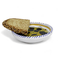 Load image into Gallery viewer, ORVIETO BLUE ROOSTER: Outlet Special! Dipping/Condiment bowl
