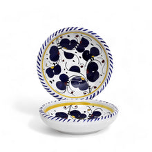 Load image into Gallery viewer, ORVIETO BLUE ROOSTER: Outlet Special! Dipping/Condiment bowl
