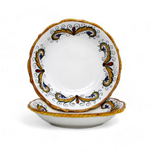 Load image into Gallery viewer, PERUGINO DERUTA: Outlet Special! The perfectly sized Cereal/Pasta Bowl Fluted Rim (8&quot;Ø)

