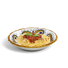 Load image into Gallery viewer, PERUGINO DERUTA: Outlet Special! The perfectly sized Cereal/Pasta Bowl Fluted Rim (8&quot;Ø)
