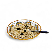 Load image into Gallery viewer, PERUGINO DERUTA: Outlet Special! The perfectly sized Cereal/Pasta Bowl Fluted Rim (8&quot;Ø)
