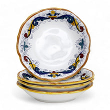 Load image into Gallery viewer, RICCO DERUTA: Outlet Special! The perfectly sized Cereal/Pasta Bowl Fluted Rim (8&quot;Ø) - SET OF 4 PCS
