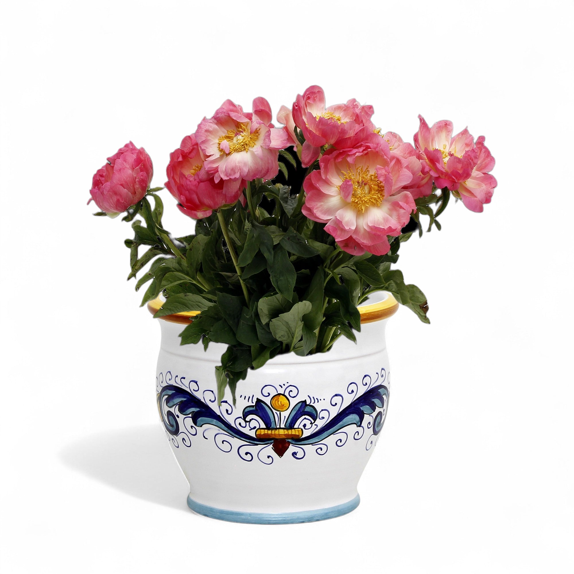 plant pot outlet RICCO DERUTA: Outlet Special! Indoor-Outdoor Cachepot/Planter (Small) – Deruta Outlet