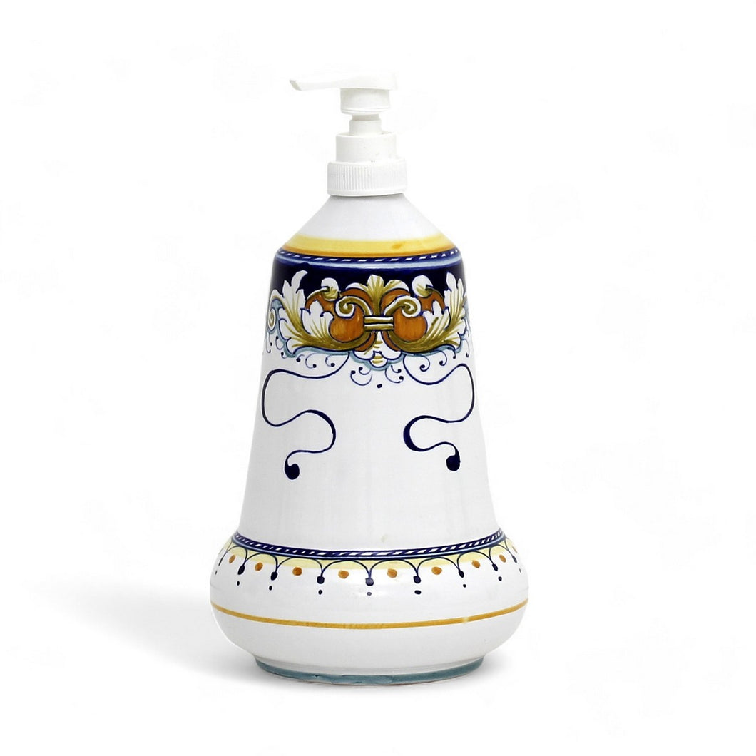 DERUTA FOGLIE: Liquid Soap/Lotion Dispenser with Plastic Pump (Large 26 OZ)