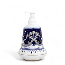 Load image into Gallery viewer, RICCO DERUTA BLUE: Liquid Soap/Lotion Dispenser with Plastic Pump (Medium 20 OZ)
