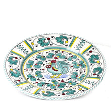 Load image into Gallery viewer, ORVIETO GREEN ROOSTER: Dinner plate (11 D) [SECOND]
