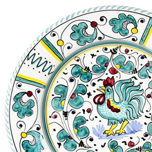 Load image into Gallery viewer, ORVIETO GREEN ROOSTER: Dinner plate (11 D) [SECOND]
