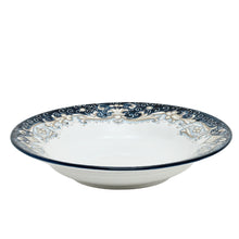 Load image into Gallery viewer, DERUTA COLORI: Pasta/Soup Rim Plate - BLUE ANTICO - Artistica.com
