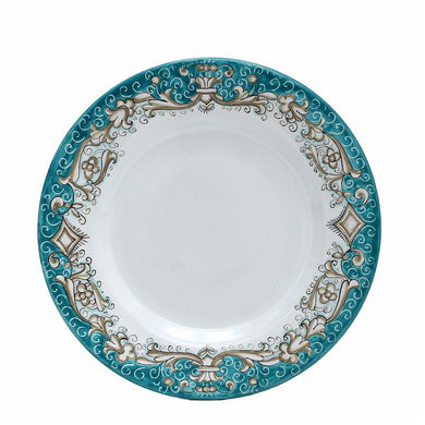 DERUTA COLORI: Salad Plate - AQUA/TEAL - Artistica.com