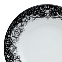 Load image into Gallery viewer, DERUTA COLORI: Salad Plate - BLACK/GRAY - Artistica.com
