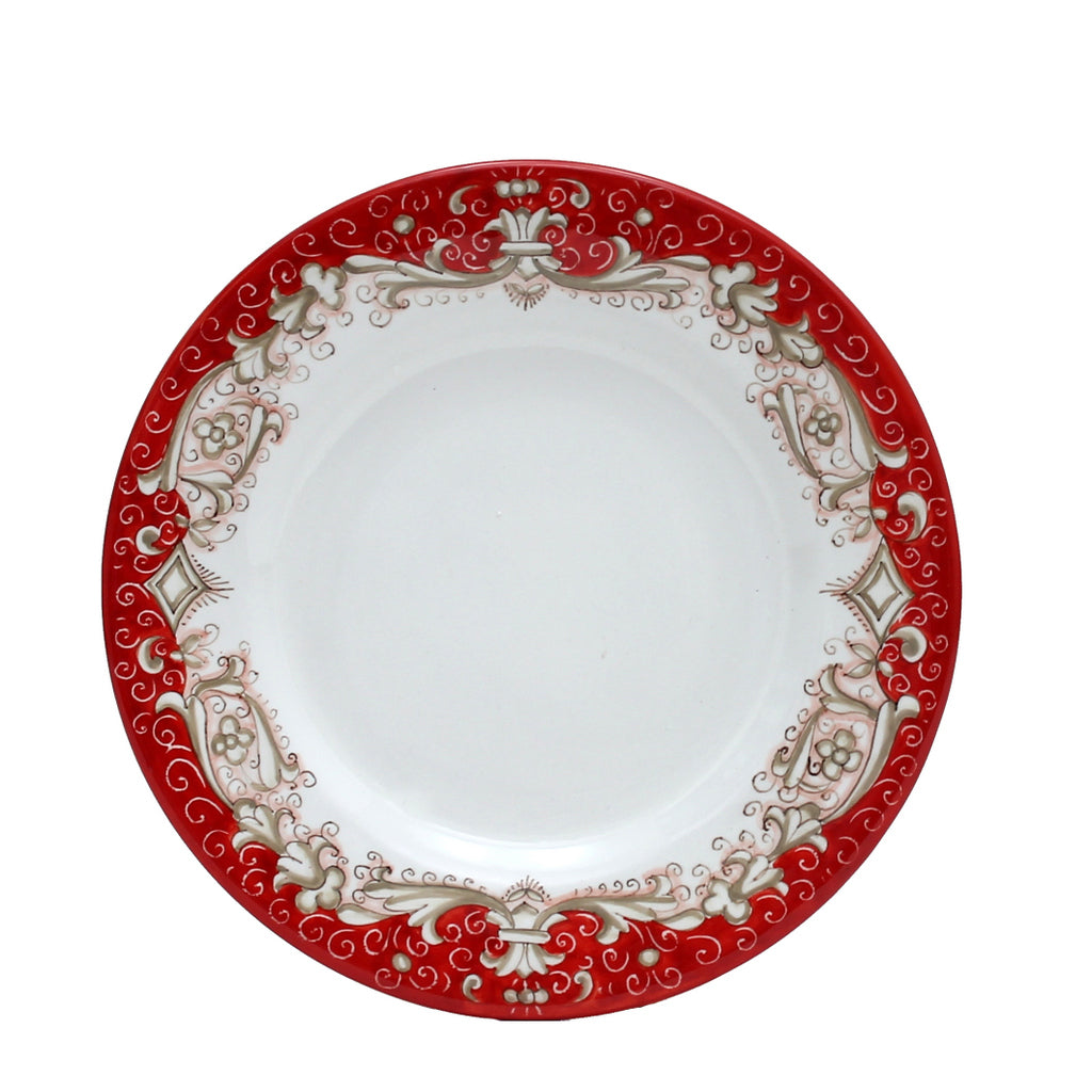DERUTA COLORI: Salad Plate - RED - Artistica.com