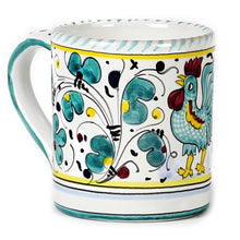 Load image into Gallery viewer, ORVIETO GREEN ROOSTER: Mug (10 OZ) - Artistica.com
