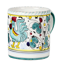 Load image into Gallery viewer, ORVIETO GREEN ROOSTER: Mug (10 OZ) - Artistica.com
