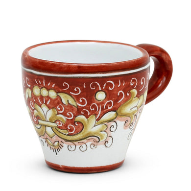 DERUTA COLORI: Espresso Cup - CORAL RED - Artistica.com