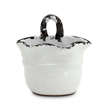 Load image into Gallery viewer, SCAVO GIARDINI-GARDEN: Wall Planter Vase with fluted rim WHITE - Artistica.com
